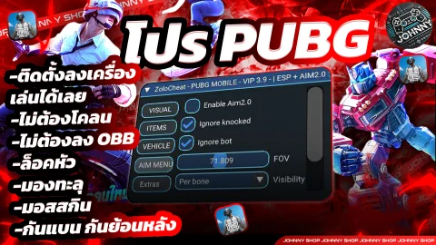 โปร PUBG ZO 1 วัน